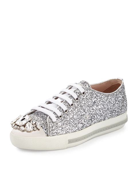 saks miu michu sneakers